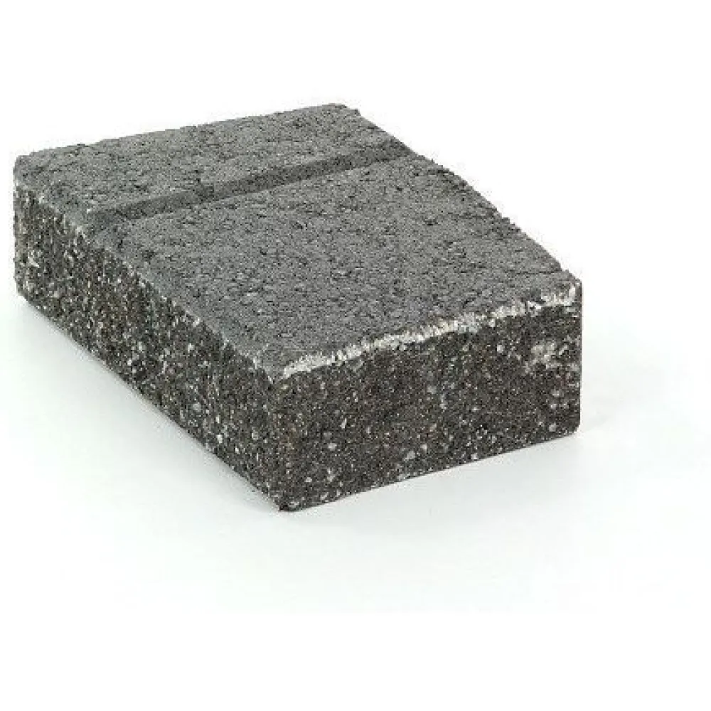 Hot Rudus Muurikivi Muurikko kulmakivi 352x235x100 mm sileä musta