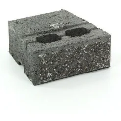 Outlet Rudus Muurikivi Muurikko peruskivi 235x235x100 mm sileä musta