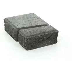 Sale Rudus Muurikivi Muurikko päätypari 100 mm sileä musta