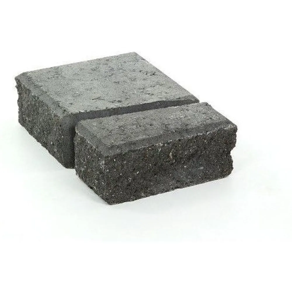 Sale Rudus Muurikivi Muurikko päätypari 100 mm sileä musta