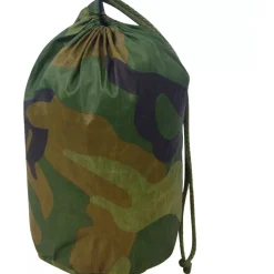 Clearance FinePRICE Naamiointiverkko säilytyslaukulla, 6x8m, vihreä