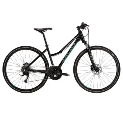 Clearance Kross Naisten maastopyörä Evado 5.0 28" musta/turkoosi