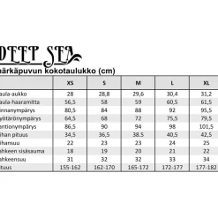 Sale Deep Sea Naisten märkäpuku , puolipitkä, eri kokoja