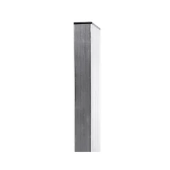 Discount AB Polar Nelikulmainen sinkitty aitatolppa, 60x60mm, korkeus 200cm, ruskea