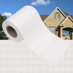 Best FinePRICE Näkösuojat 4 kpl PVC 35x0,19 m valkoinen