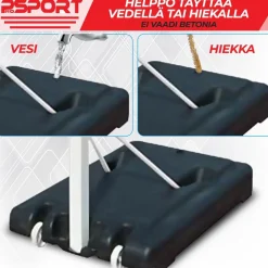 ProSport Nuorten koripalloteline 2,1 - 2,6 m