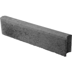 Lakka Rakennustuotteet Nurmikon reunakivi Lakka 600x135x80 mm musta