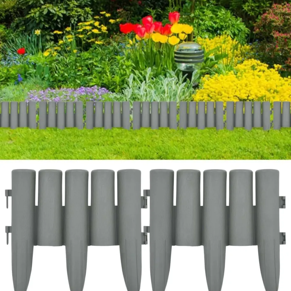 Clearance FinePRICE Nurmikonreunukset 36kpl 10m harmaa