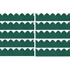 Best FinePRICE Nurmikonreunukset 10 kpl 65x15 cm PP vihreä