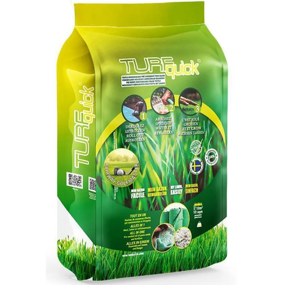 Clearance Turfquick Nurmikon siemenmatto Golfgreen, 10 m²