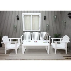 Best Baltic Garden Oleskeluryhmä Kungshamn 5-istuttava valkoinen