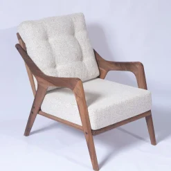 Outlet Linento Garden Oleskeluryhmä Walnut, 4-istuttava, kerma