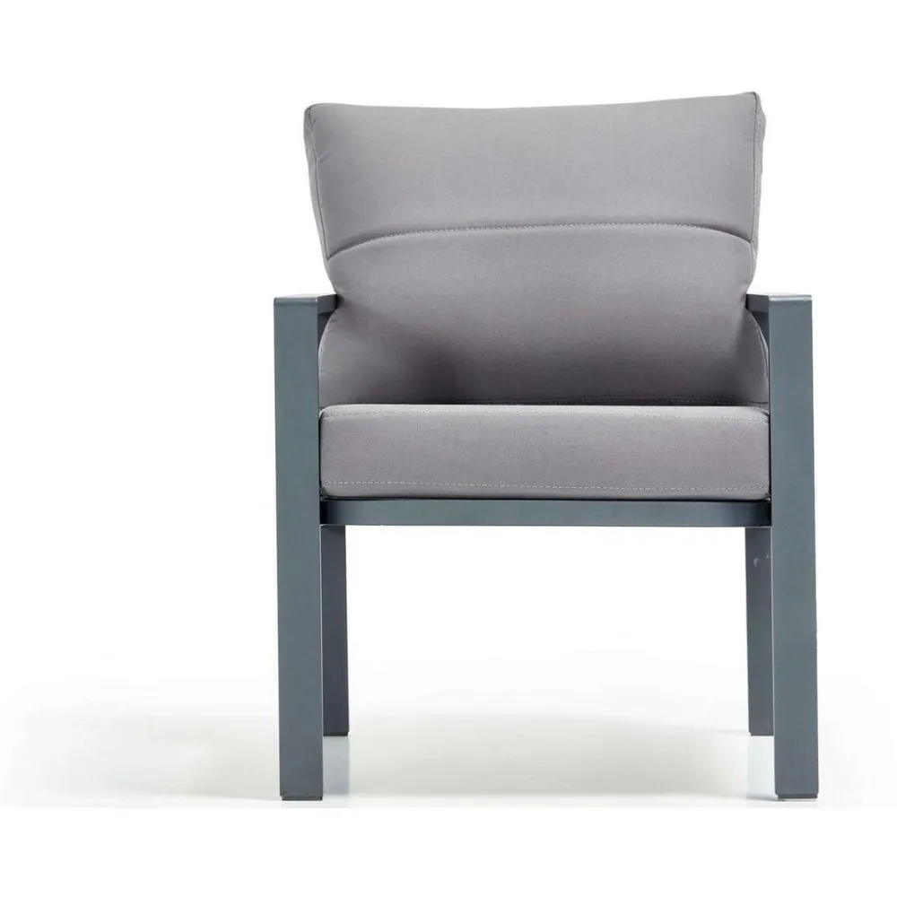 Outlet Linento Garden Oleskeluryhmä Siena, 4-istuttava, harmaa