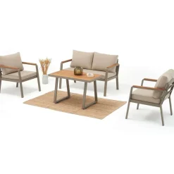 Online Linento Garden Oleskeluryhmä Parma, 4-istuttava, beige