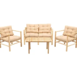Best Linento Garden Oleskeluryhmä MY028, 4-istuttava, beige