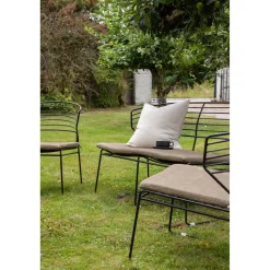 Discount Venture Home Oleskeluryhmä Milano, musta alumiini/hiekka