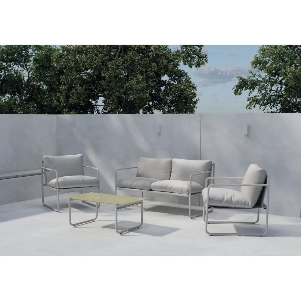 Online Venture Home Oleskeluryhmä Thassos, 4-istuttava, beige