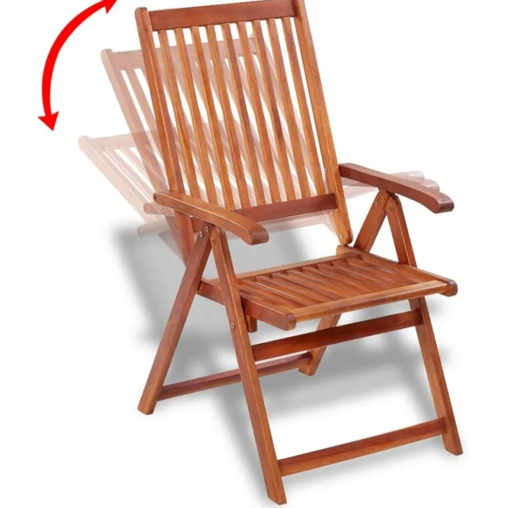Best FinePRICE 7-os. ulkoruokailuryhmä täysi akaasiapuu