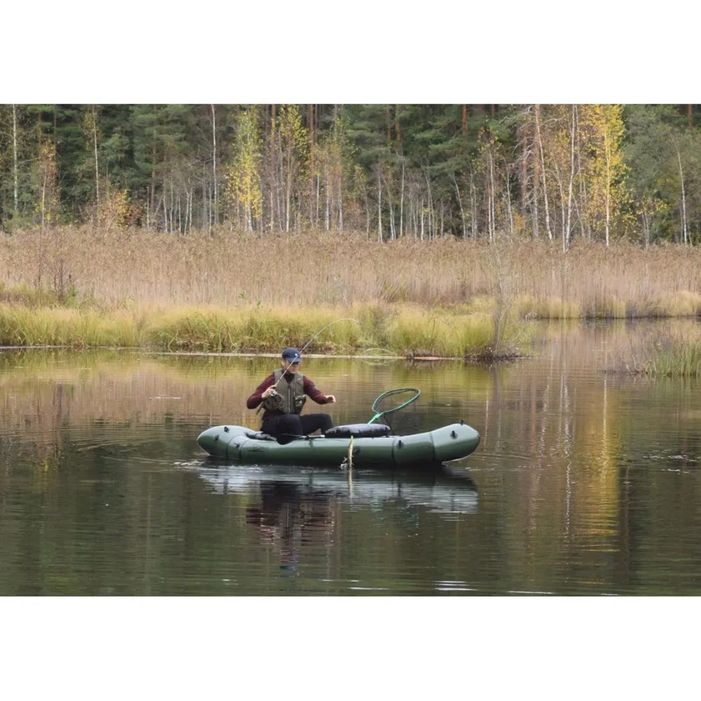 Hot Saimaa Packraft Kayaks Fisher Twin vihreä
