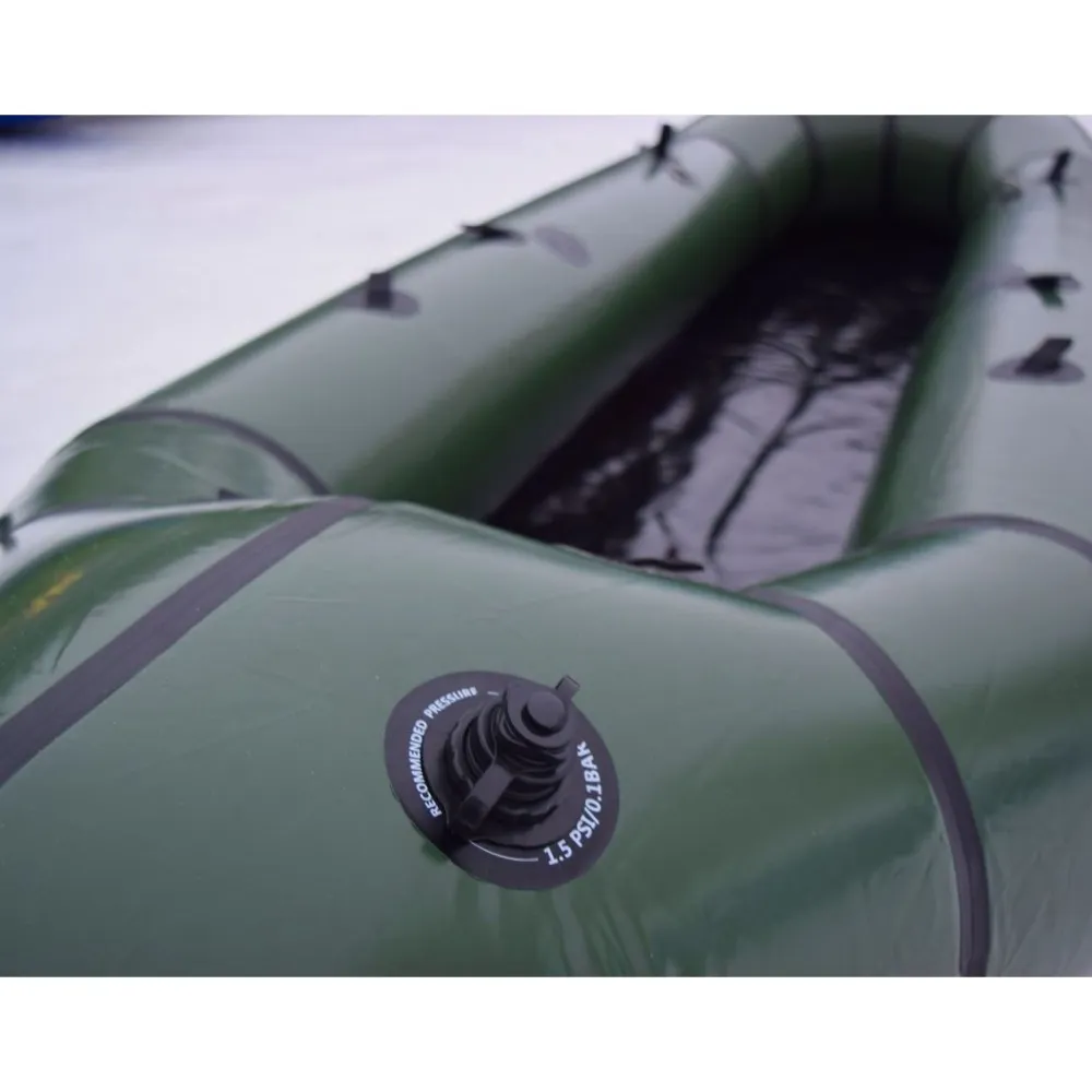 Hot Saimaa Packraft Kayaks Fisher Twin vihreä