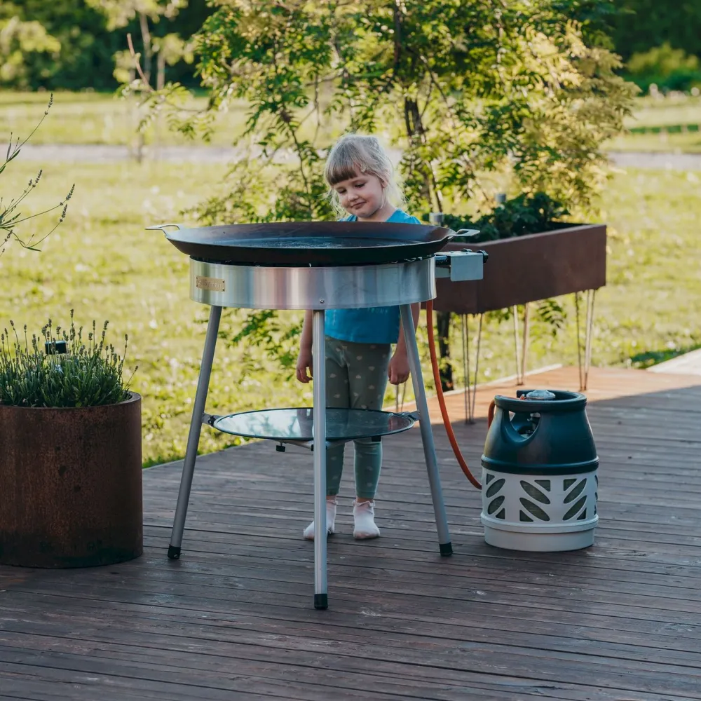 Outlet GrillSymbol Paellasetti Expert-720 Ø72 cm B-500 kaasupoltin säädinletkusetti