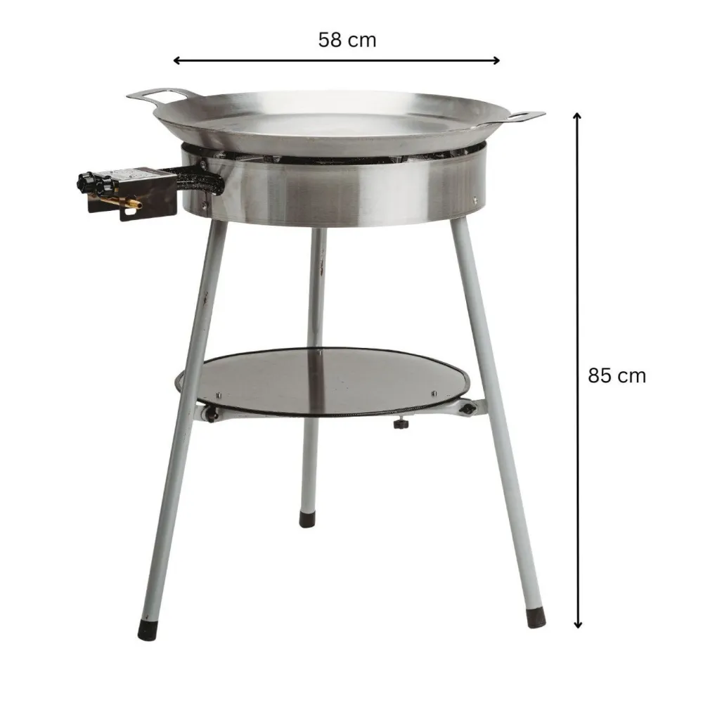 Sale GrillSymbol Paellasetti Expert-580 Ø58 cm D-400 kaasupoltin säädinletkusetti