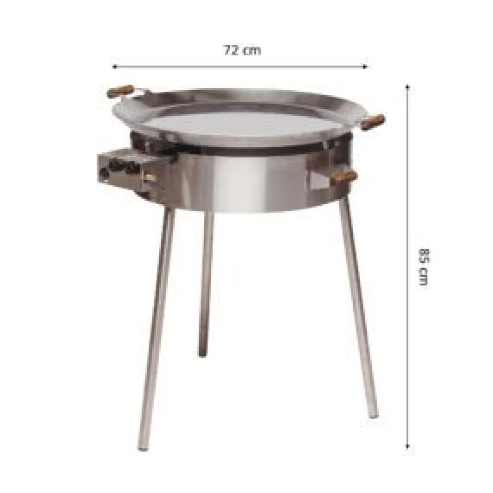 Sale GrillSymbol Paellasetti PRO-720 Ø72 cm D-400 kaasupoltin säädinletkusetti
