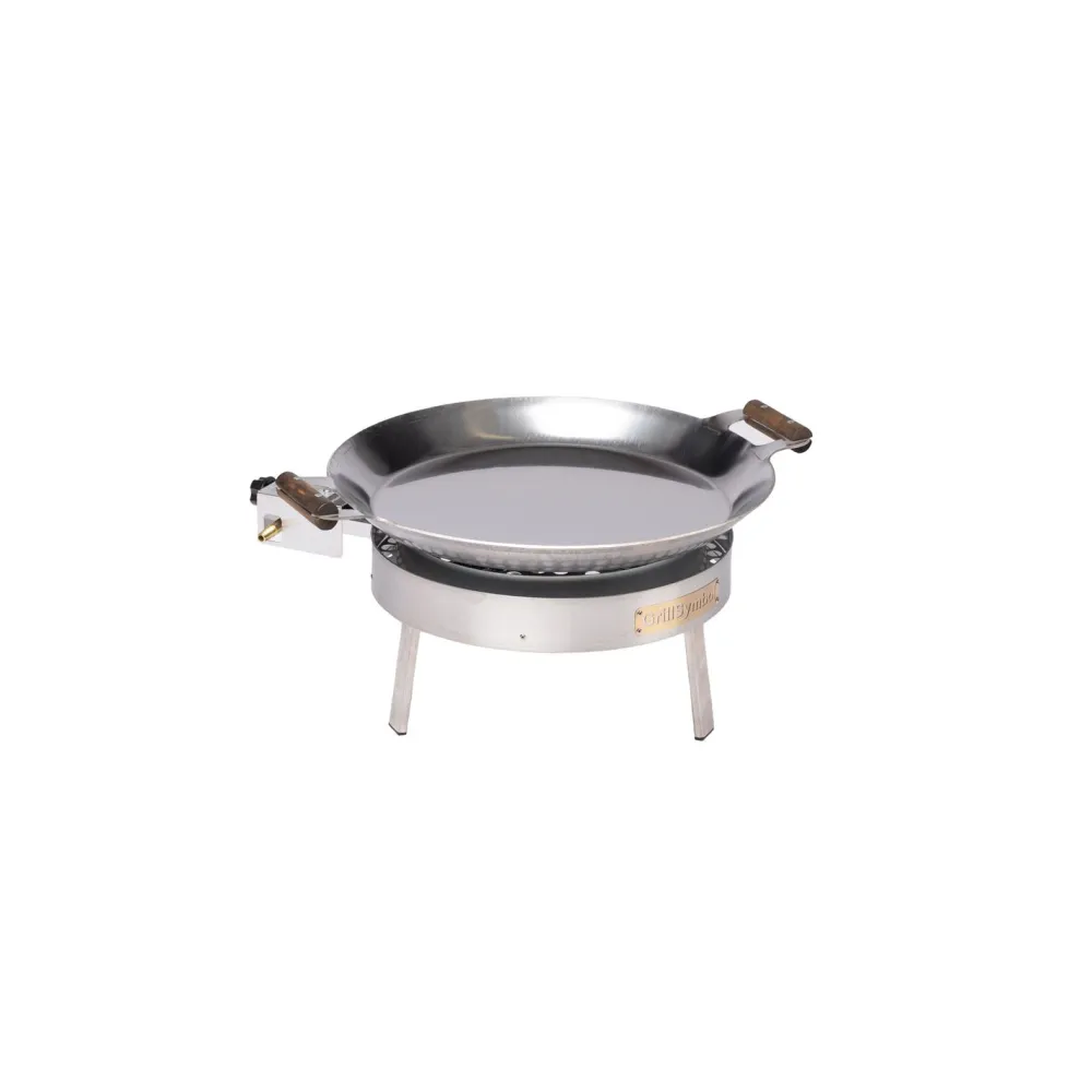 Best GrillSymbol Paellasetti PRO-460-INOX Ø 46 cm D-300 kaasupoltin säädinletkusetti teräs