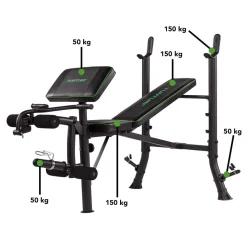 Outlet Tunturi Painonnostopenkki WB40 Compact Width min. 165 cm tangolle