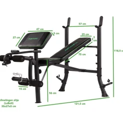 Outlet Tunturi Painonnostopenkki WB40 Compact Width min. 165 cm tangolle