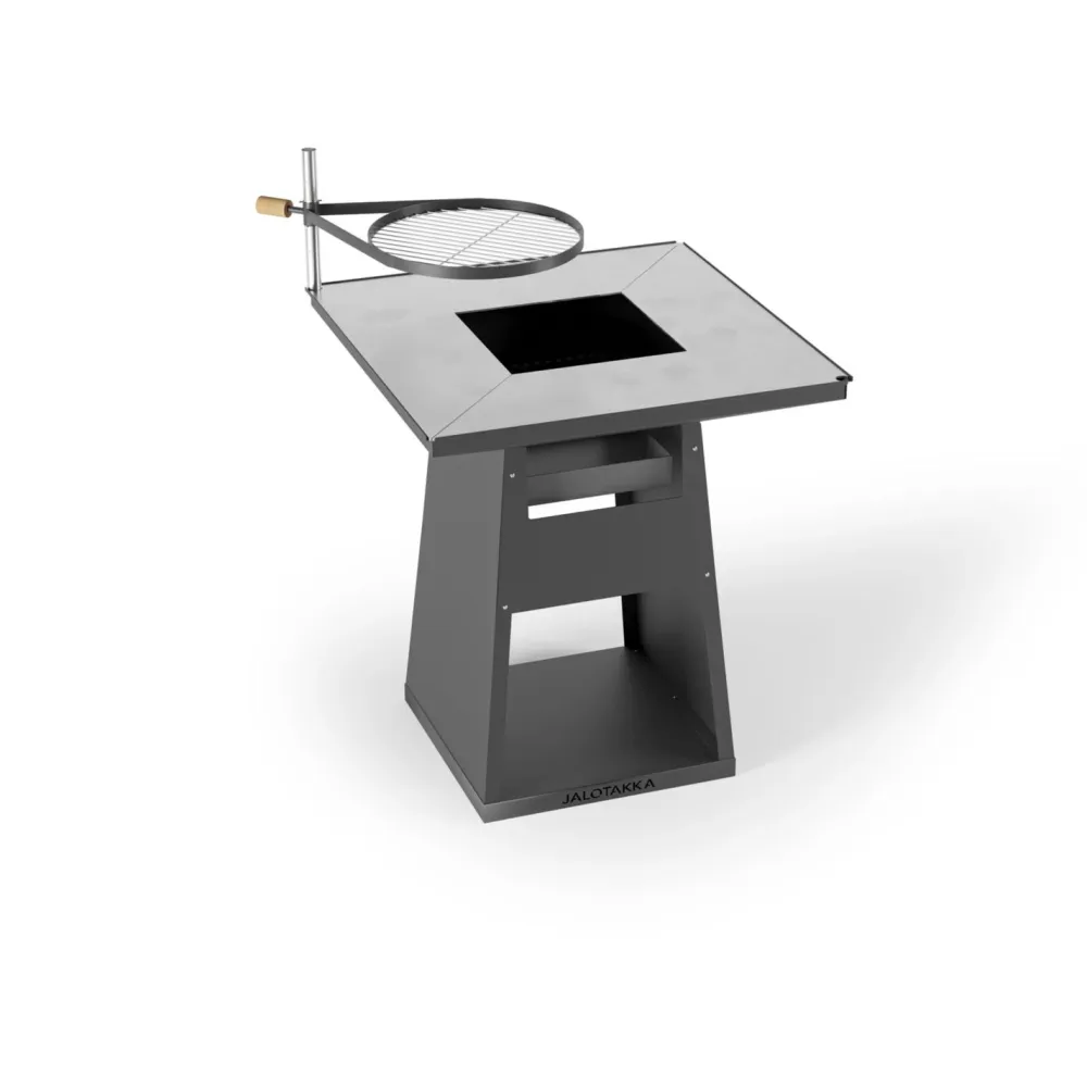 Best Jalotakka Paistotasogrilli Kotka Neliö Korkea, 850x910 mm, musta