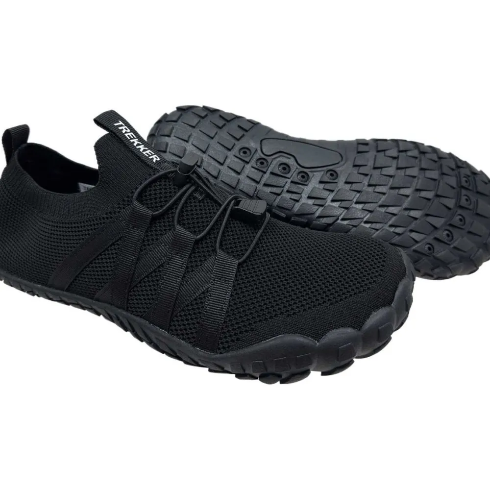 Outlet Trekker Paljasjalkakengät Comfort, musta, eri kokoja