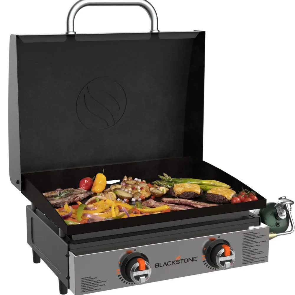 Discount Blackstone Parilagrilli 22", kannella, kaasu, 2 poltinta