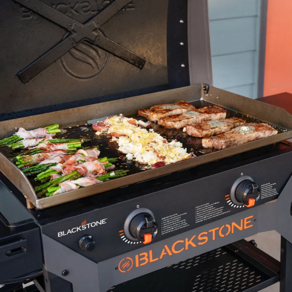 Hot Blackstone Parilagrilli 28'' Omnivore Iron Forge, kaasu, 2 poltinta