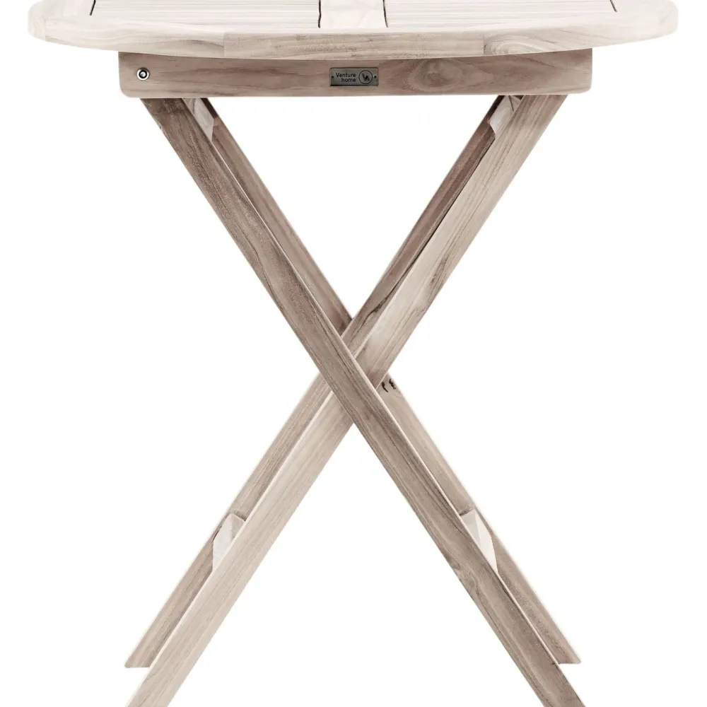Online Venture Home Parvekepöytä Kenya, ø70cm, vaalea puu