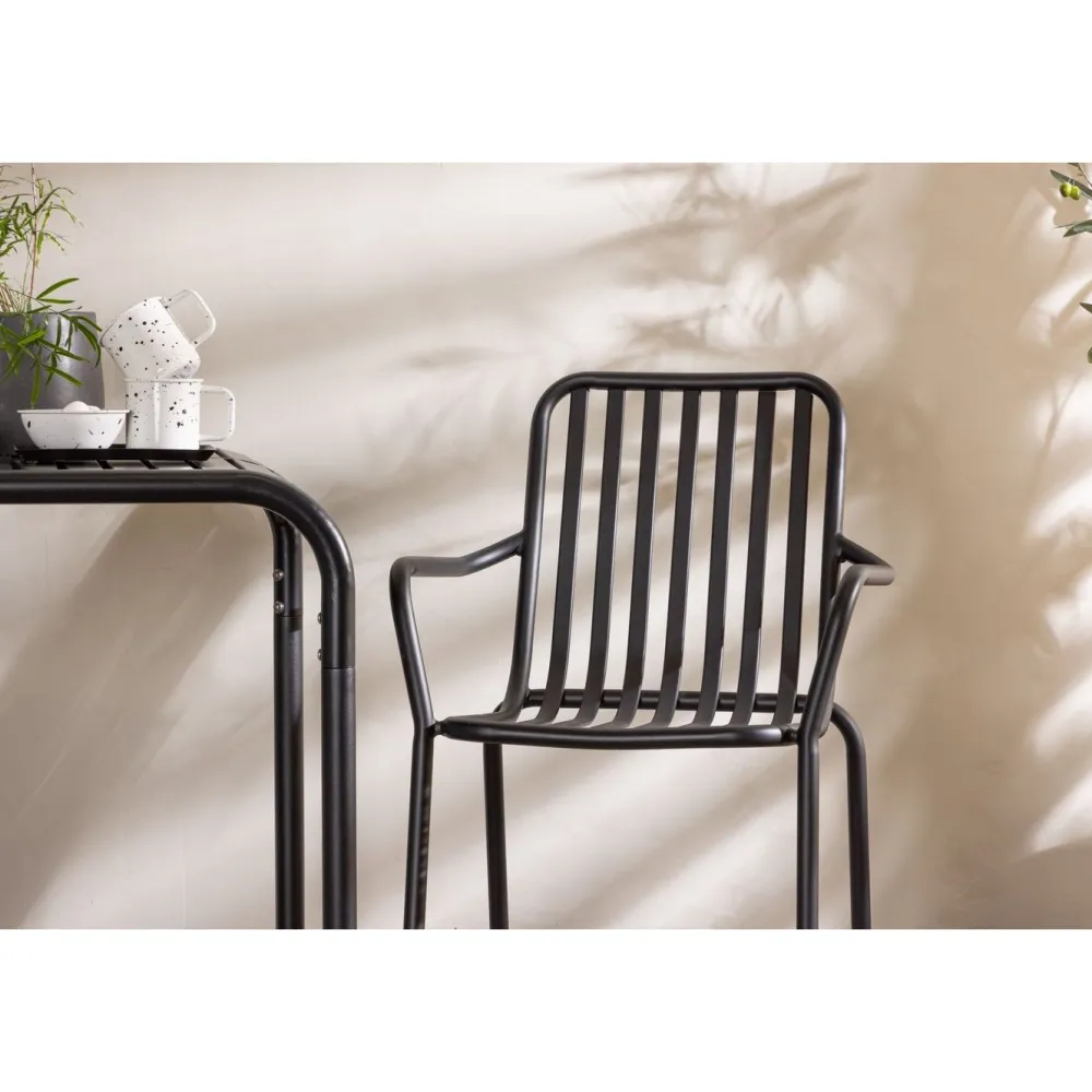 Clearance Venture Home Parvekeryhmä , 70x70cm beige Borneo-pöytä + 2 beigeä Peking-tuolia