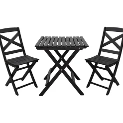 Best Baltic Garden Parvekesetti Wilma 65x65cm pöytä + 2 tuolia er värejäa