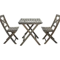 Best Baltic Garden Parvekesetti Wilma 65x65cm pöytä + 2 tuolia er värejäa
