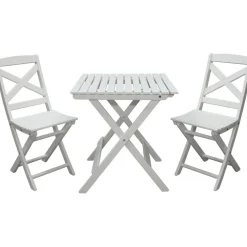 Best Baltic Garden Parvekesetti Wilma 65x65cm pöytä + 2 tuolia er värejäa
