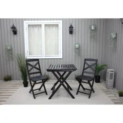Best Baltic Garden Parvekesetti Wilma 65x65cm pöytä + 2 tuolia er värejäa