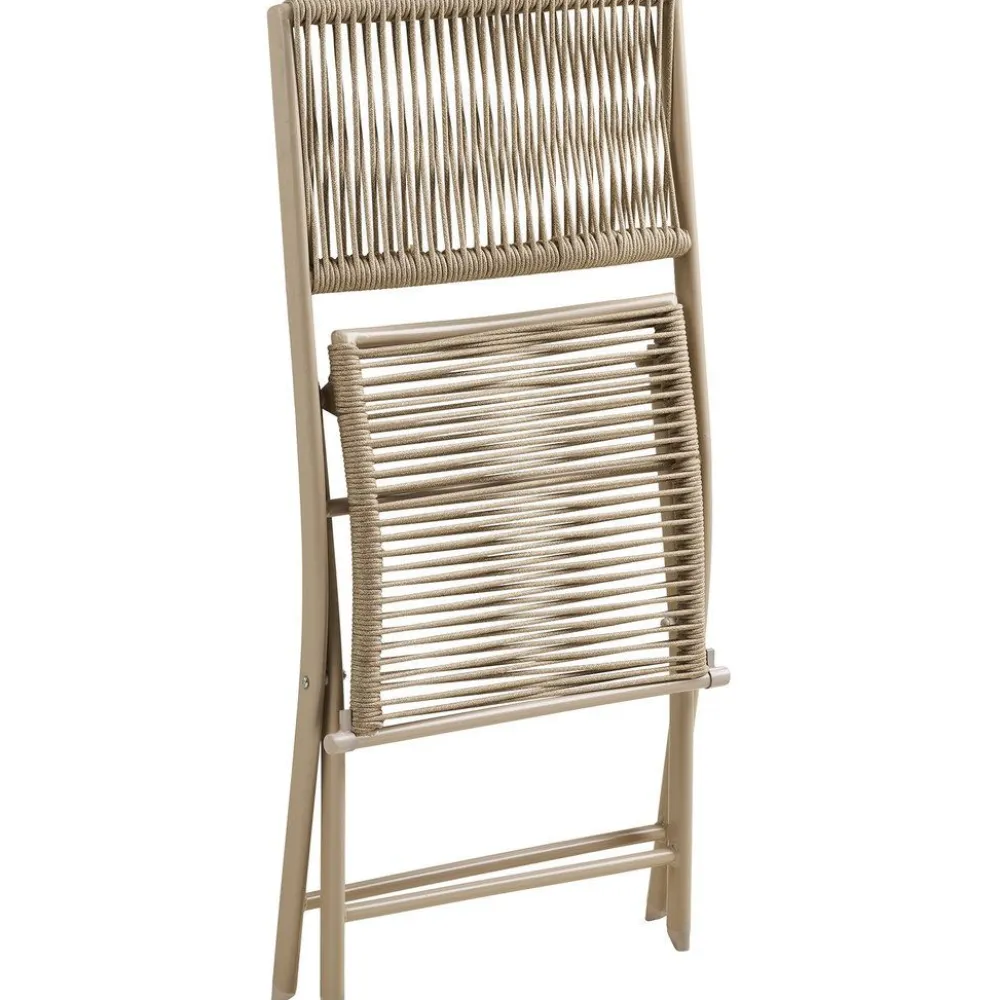 Hot House Nordic Parvekesetti Arcas, ø60cm pöytä + 2 tuolia, taupe