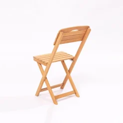 Discount Linento Garden Parvekesetti MY003, 2 tuolia + pöytä, kokoontaittuva, ruskea