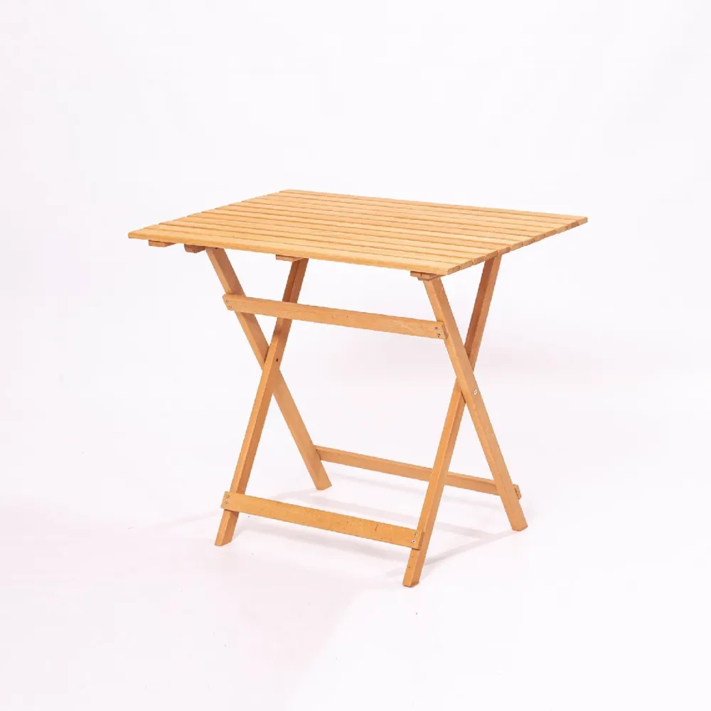 Discount Linento Garden Parvekesetti MY003, 2 tuolia + pöytä, kokoontaittuva, ruskea