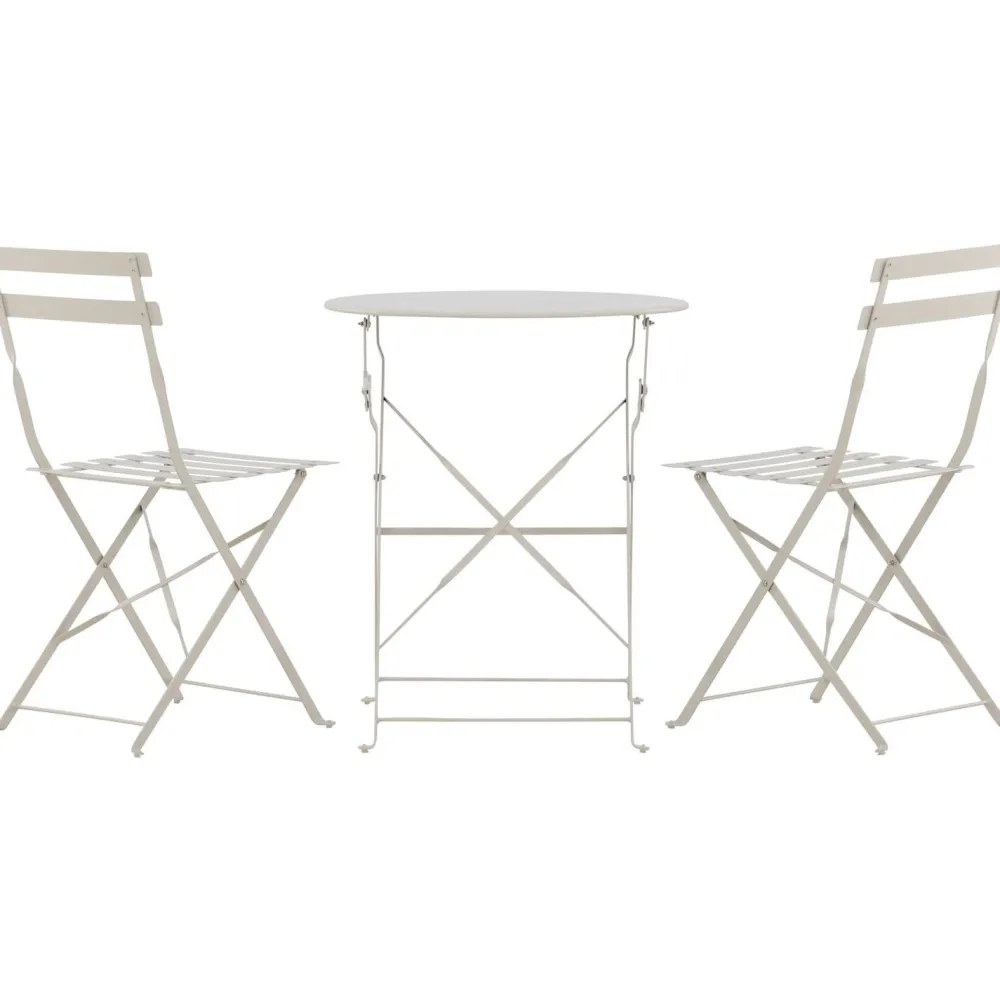 Sale Venture Home Parvekesetti Tao, ø60cm pöytä + tuolit, vaaleansininen