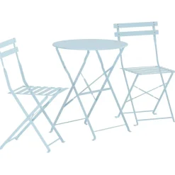 Sale Venture Home Parvekesetti Tao, ø60cm pöytä + tuolit, vaaleansininen