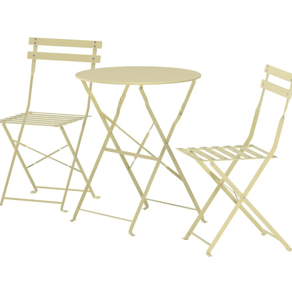 Sale Venture Home Parvekesetti Tao, ø60cm pöytä + tuolit, vaaleansininen