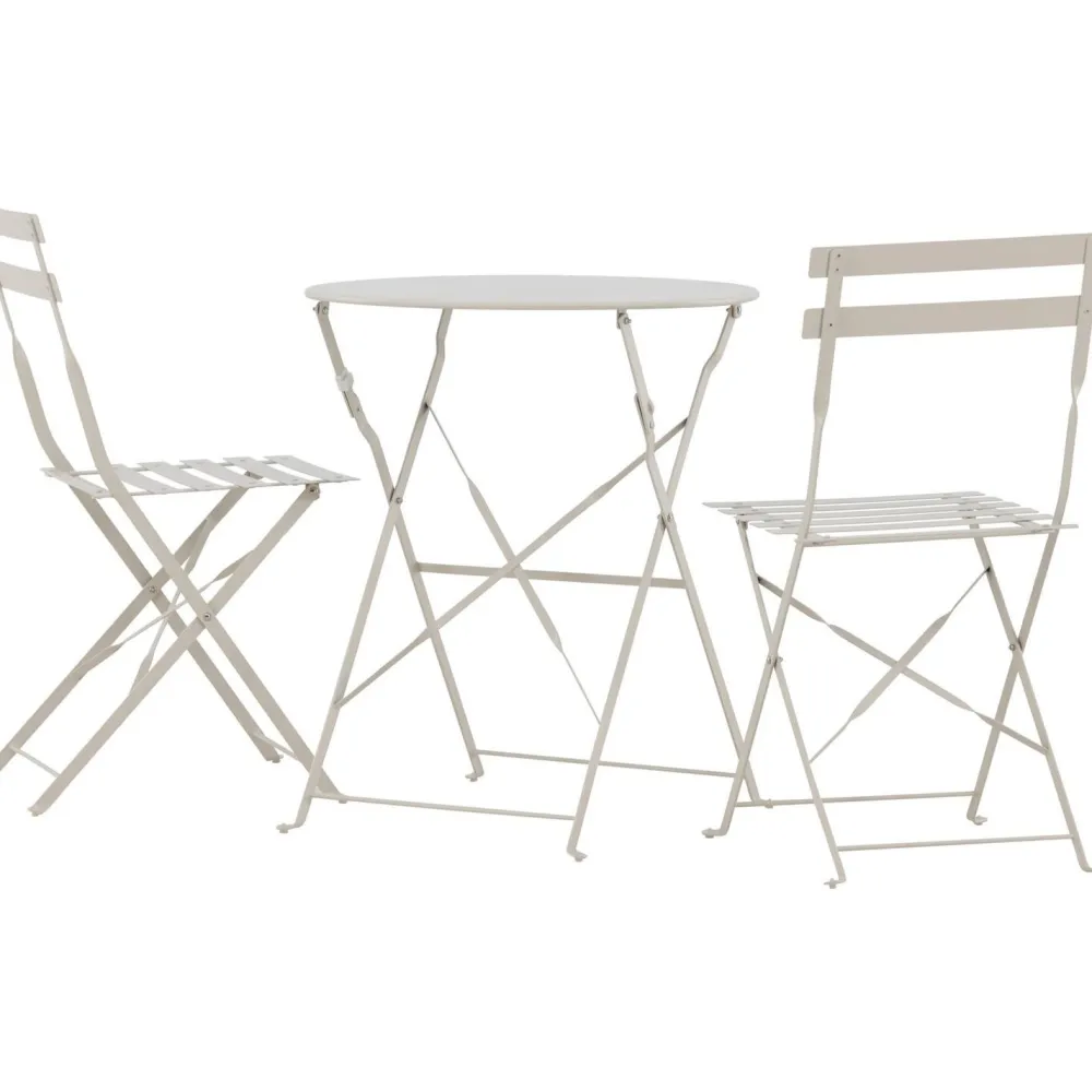 Sale Venture Home Parvekesetti Tao, ø60cm pöytä + tuolit, vaaleansininen