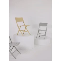 Sale Brafab Parveketuoli Wilkie, kokoontaittuva, vaaleanharmaa