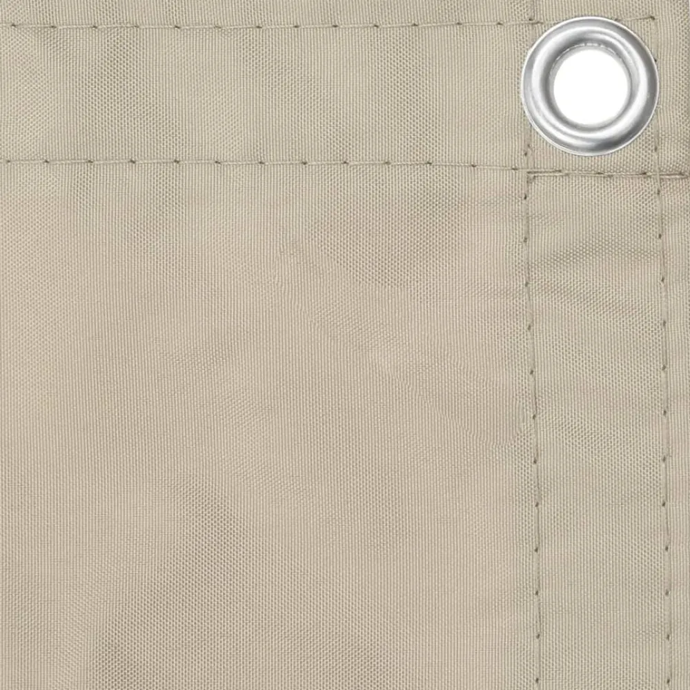 New FinePRICE Parvekkeen suoja beige 75x300 cm oxford kangas