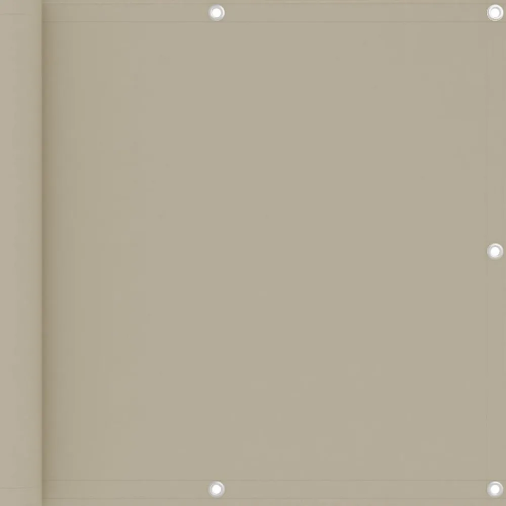 Best FinePRICE Parvekkeen suoja beige 90x300 cm oxford kangas